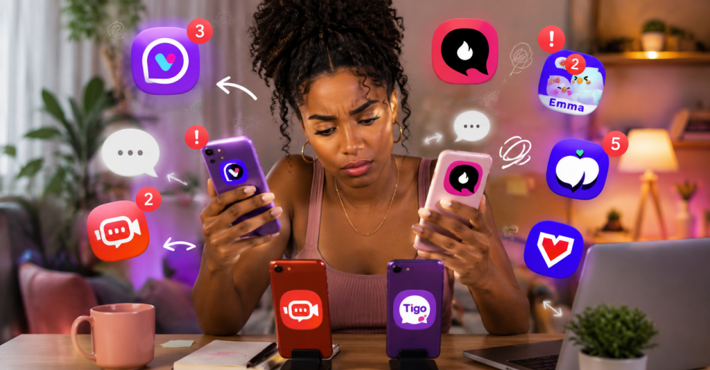 apps da bate papo de chamadas de vídeo
